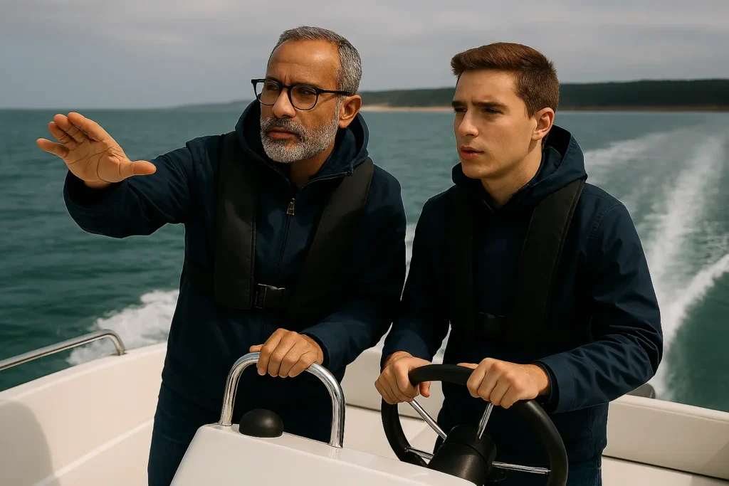 Coaching en mer